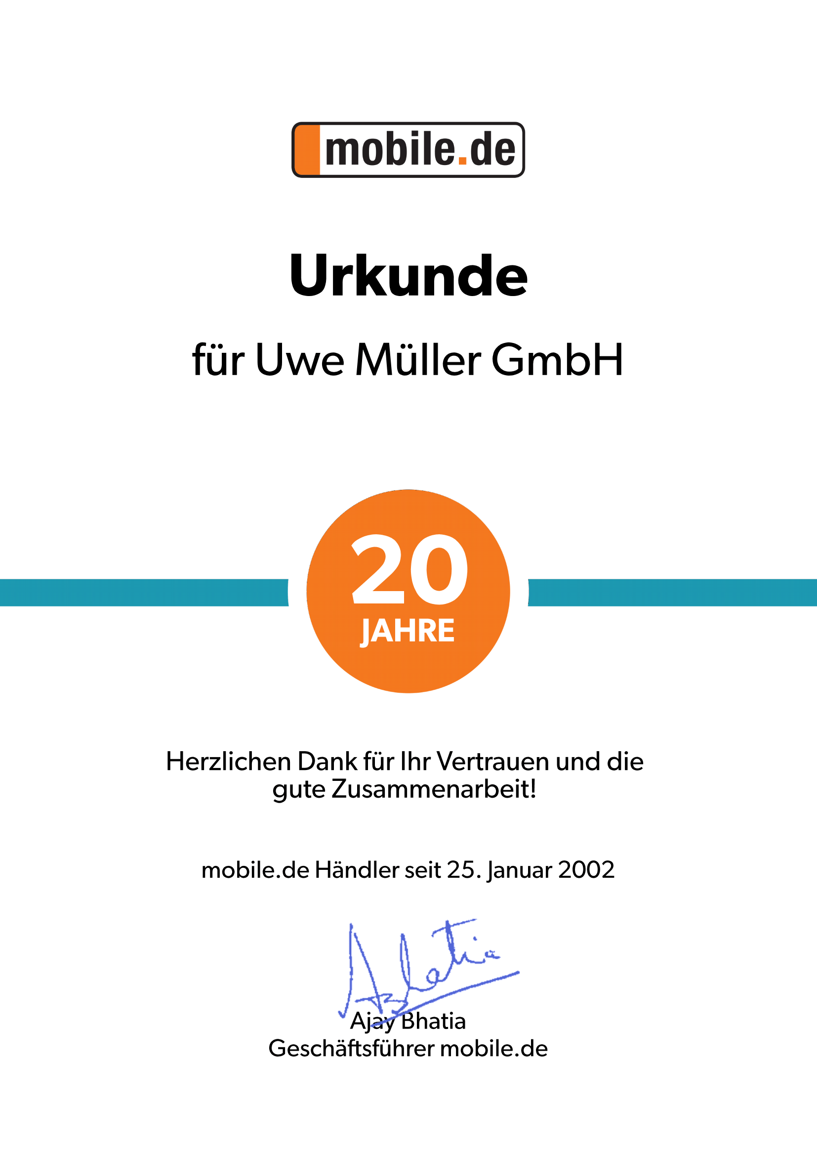 20 Jahre