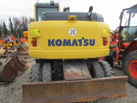 Komatsu PW 148-8 – Einsatz auf Baustelle (Bild 9)