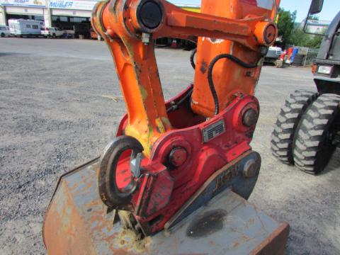 Hitachi ZX 140 W-3 – Detailaufnahme Kabine (Bild 6)