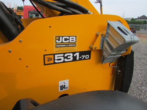 JCB 531-70 Teleskoplader – Detailaufnahme Kabine (Bild 6)