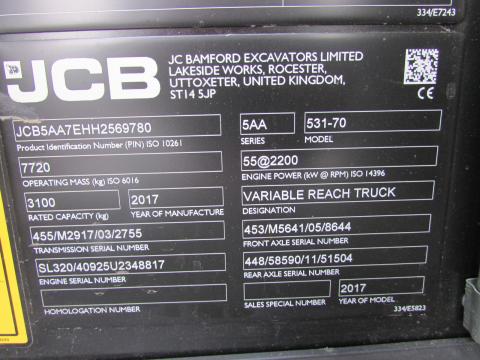 JCB 531-70 Teleskoplader – Zubehör (Bild 8)