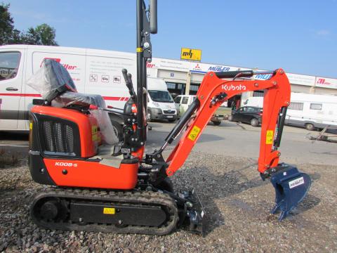 Kubota K008-5 neues Modell – Heckansicht (Bild 4)