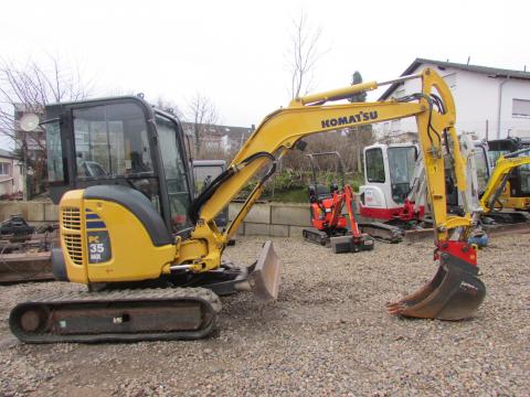 Komatsu PC 35 MR-3 – Heckansicht (Bild 4)